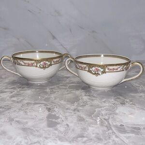 Limoges Theodore haviland sugar bowl set of 2
